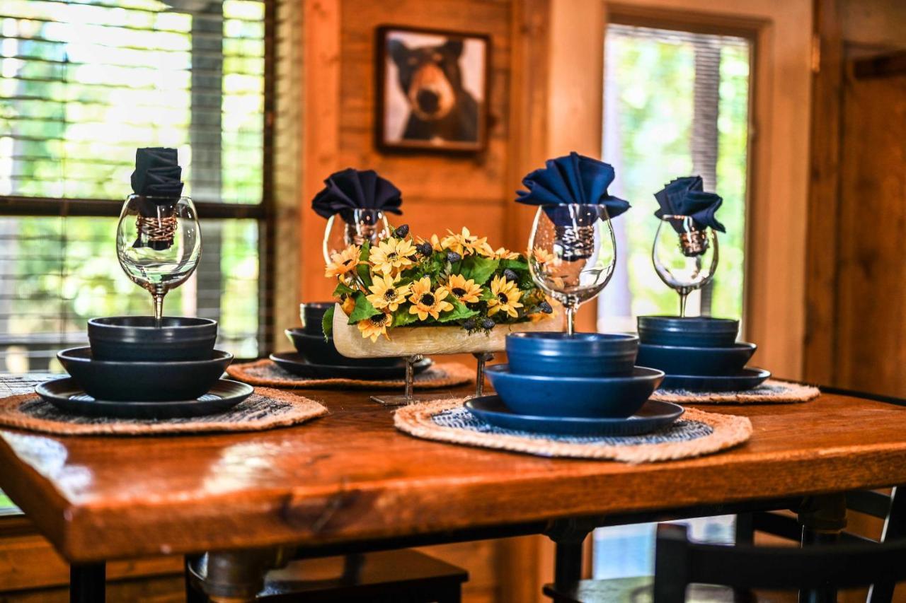 Luxe Broken Bow Cabin With Tesla Charging Station Stephens Gap Bagian luar foto