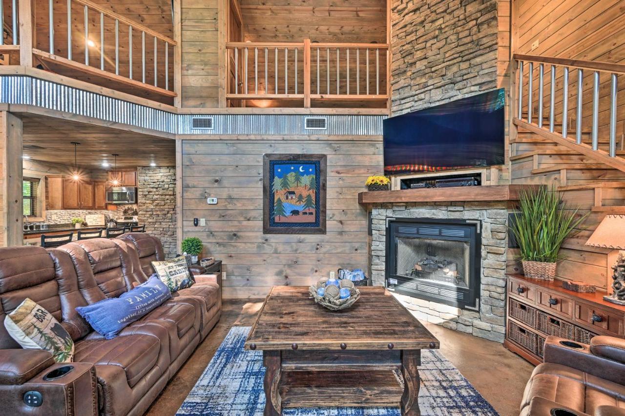 Luxe Broken Bow Cabin With Tesla Charging Station Stephens Gap Bagian luar foto