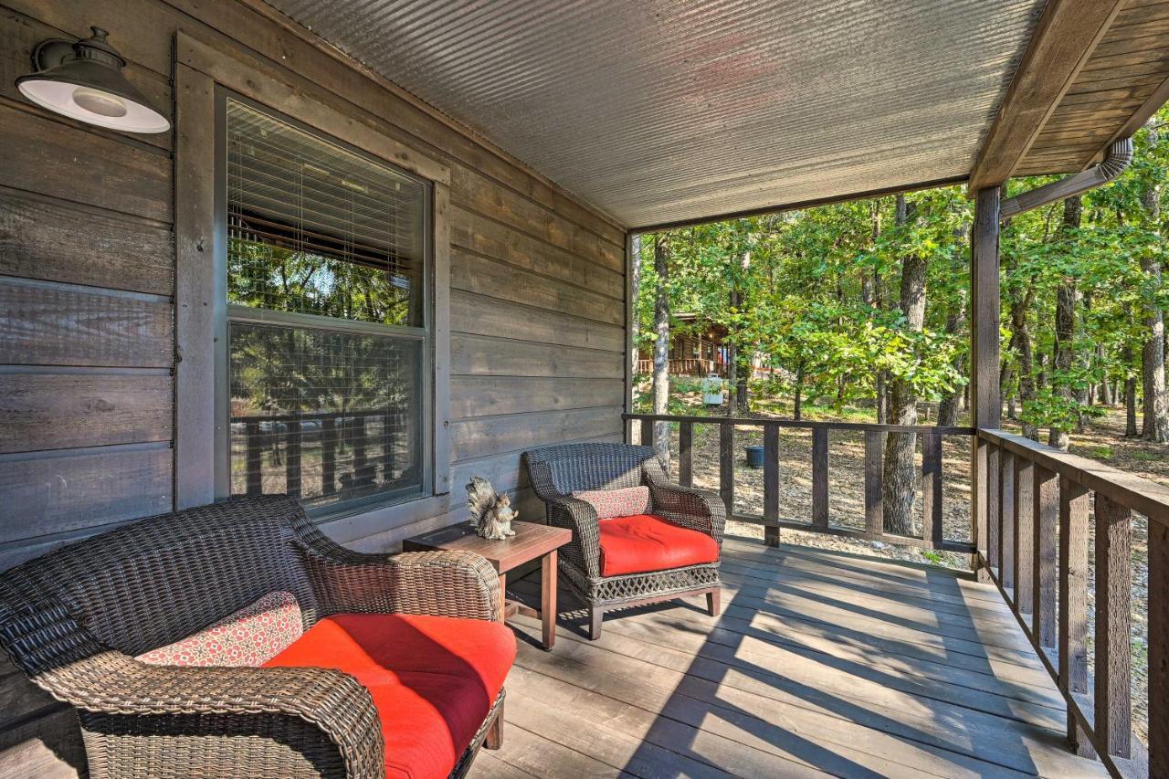 Luxe Broken Bow Cabin With Tesla Charging Station Stephens Gap Bagian luar foto