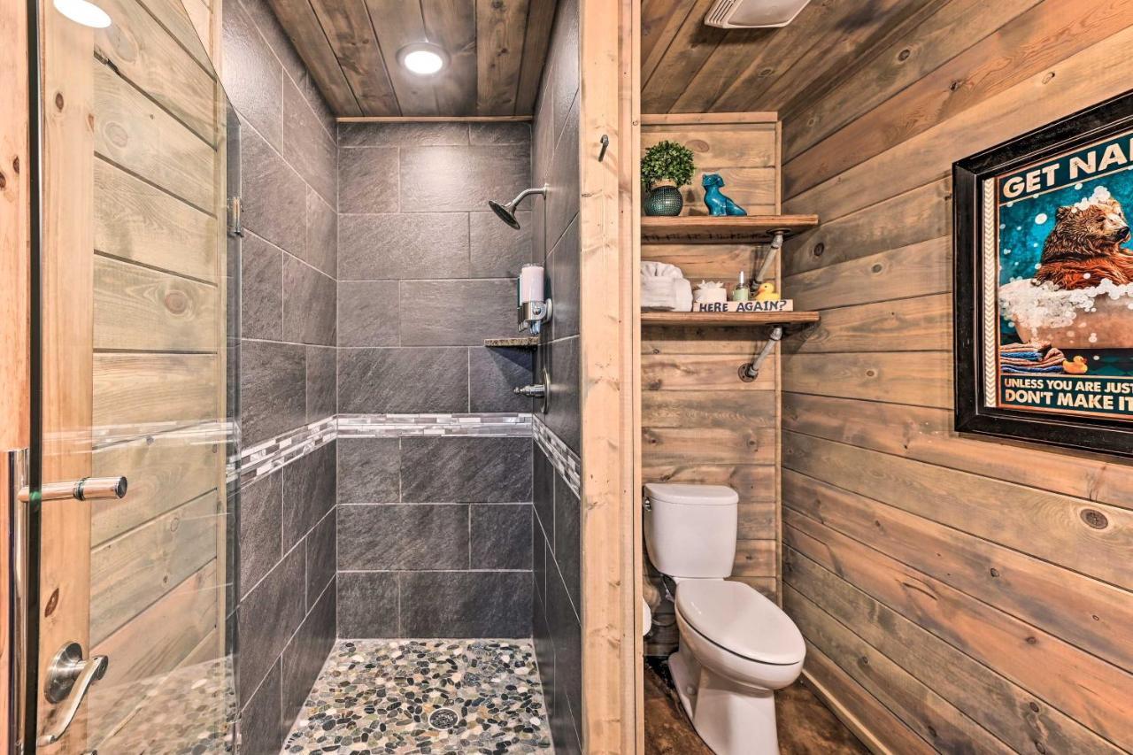 Luxe Broken Bow Cabin With Tesla Charging Station Stephens Gap Bagian luar foto