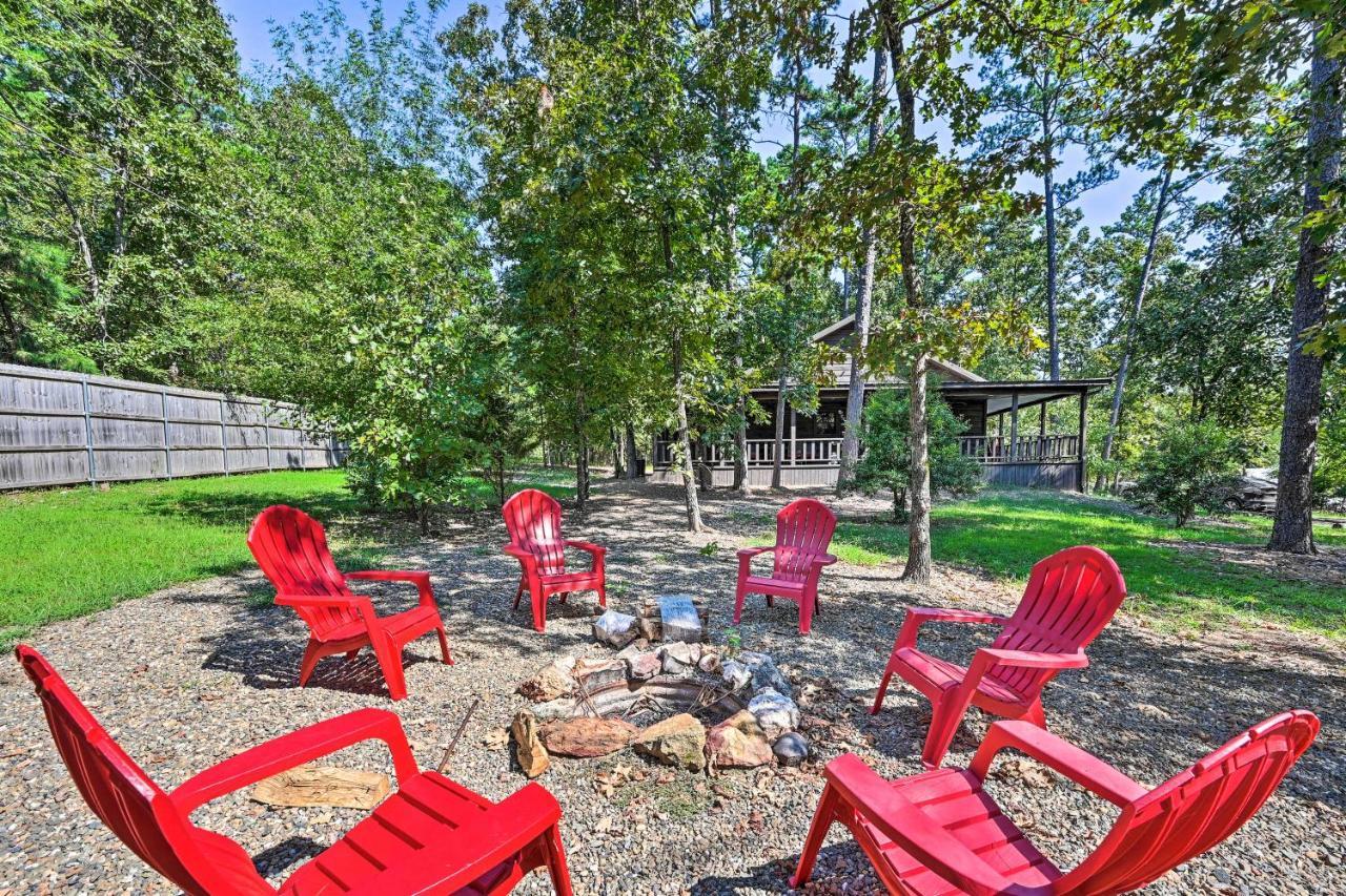 Luxe Broken Bow Cabin With Tesla Charging Station Stephens Gap Bagian luar foto