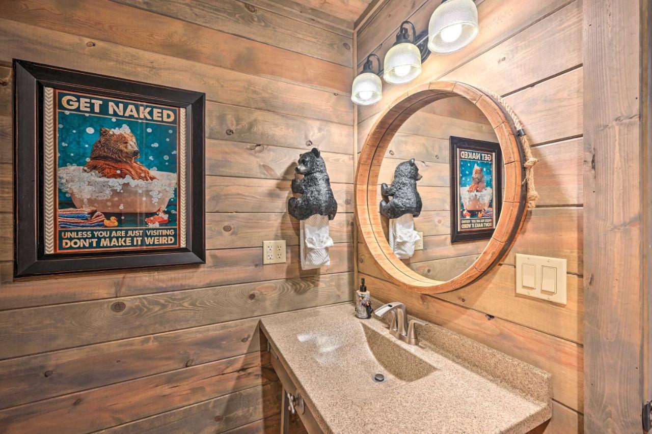 Luxe Broken Bow Cabin With Tesla Charging Station Stephens Gap Bagian luar foto