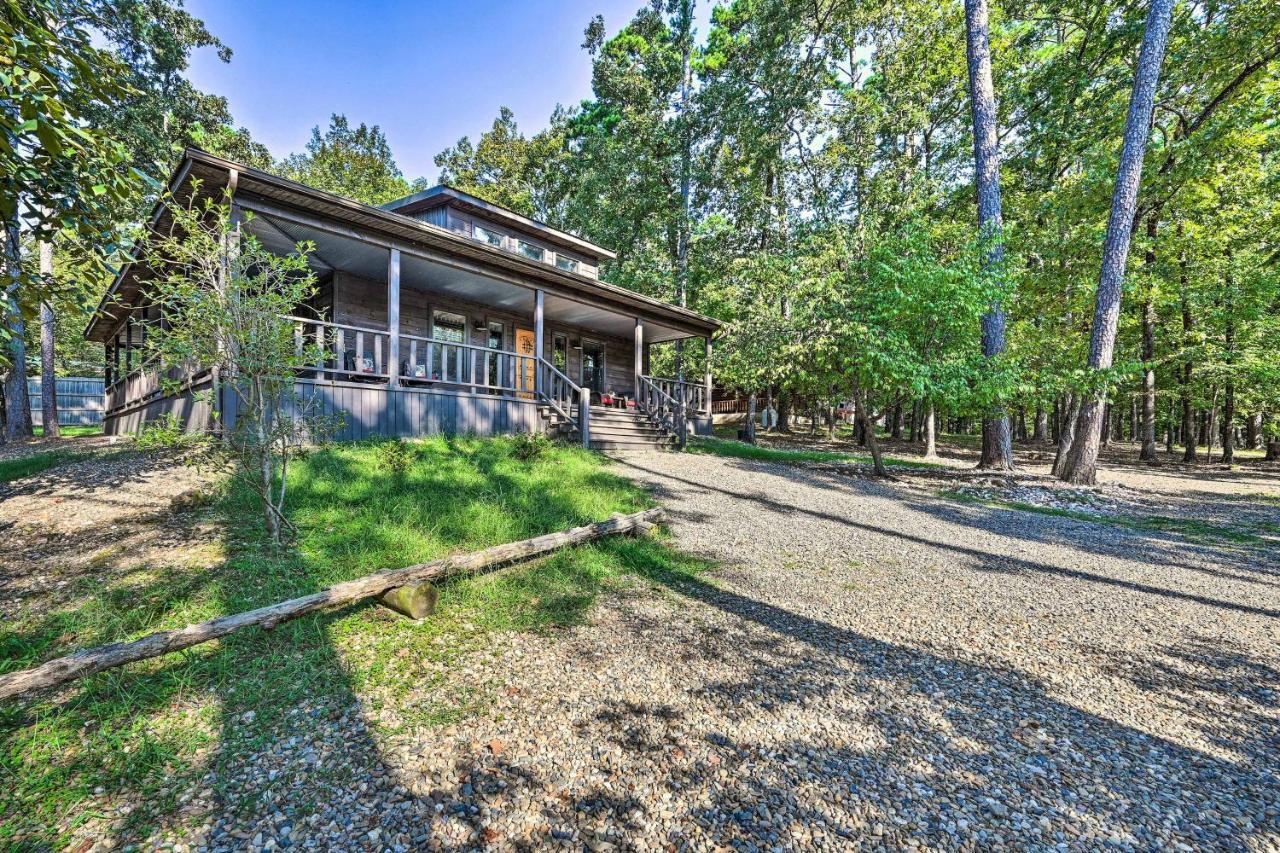 Luxe Broken Bow Cabin With Tesla Charging Station Stephens Gap Bagian luar foto